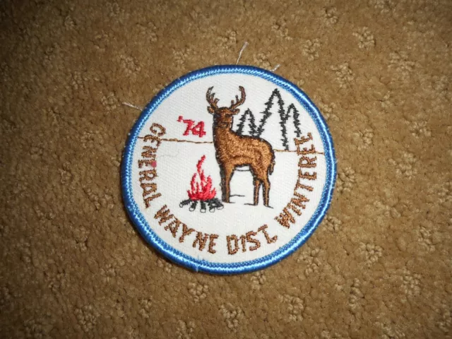 Boy Scouts General Wayne Winteree 1974 Patch