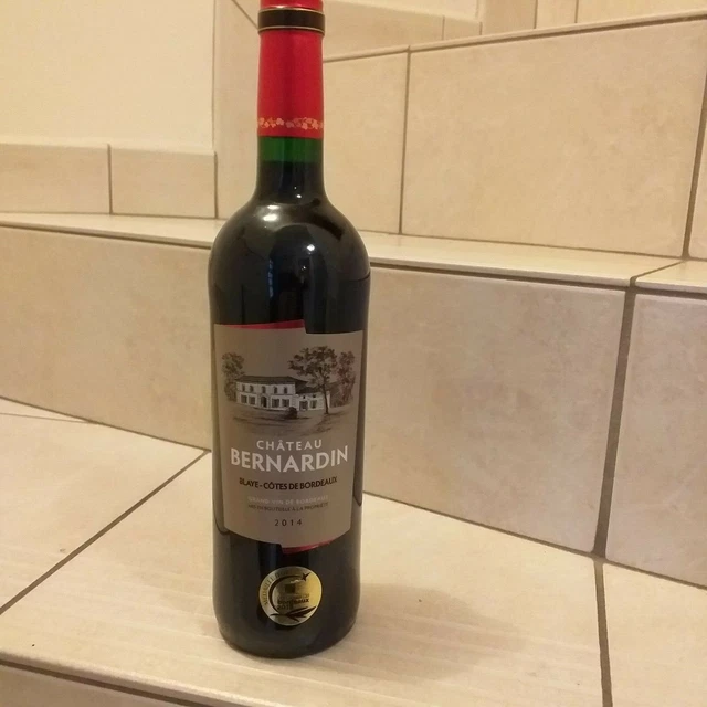 2014 Chateau "Bernardin"  BLAYE   COTE DE BORDEAUX  MEDAILLEE D OR