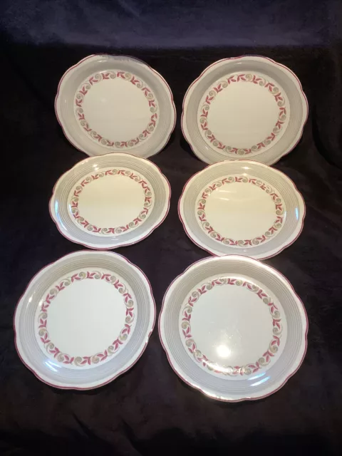 6 Crown Ducal A.G.R Small Dinner Plate 23cm