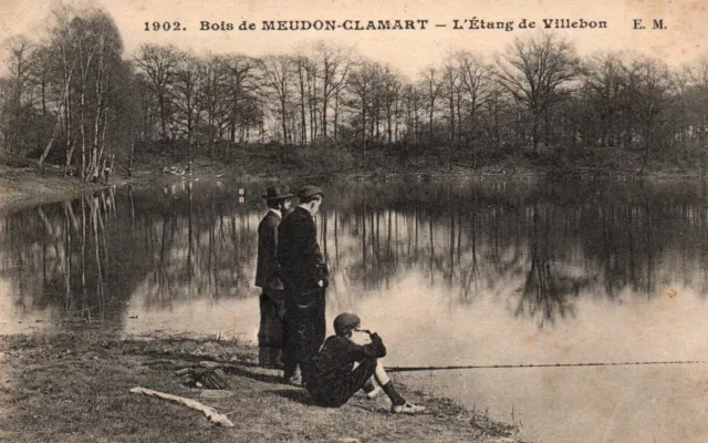 CPA 92 - Bois de MEUDON-CLAMART (Hauts de Seine) - 1902. L'Etang de Villebon