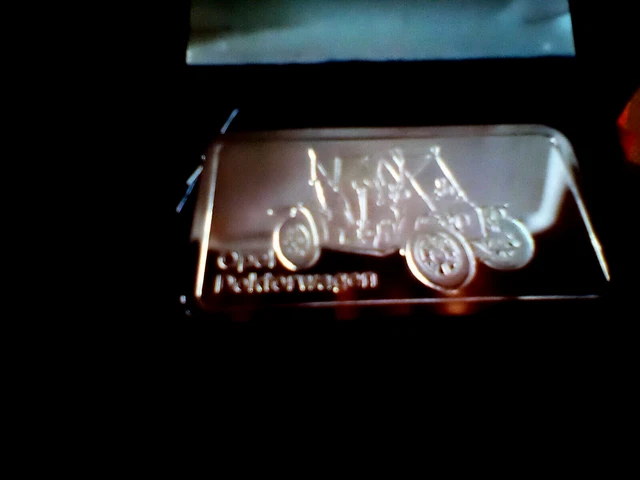 OPEL DOKTORWAGEN FEINSILBER Barren von Degussa im Geschenketui EUR 39 ...