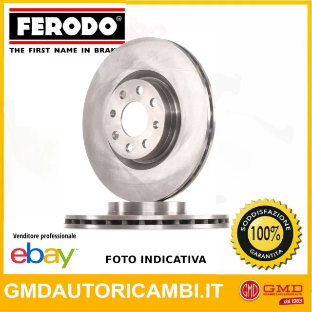 Coppia Dischi Freno Ant Ferodo Porsche Cayenne S 4.8 283Kw 07>10 Ddf1591Lc1