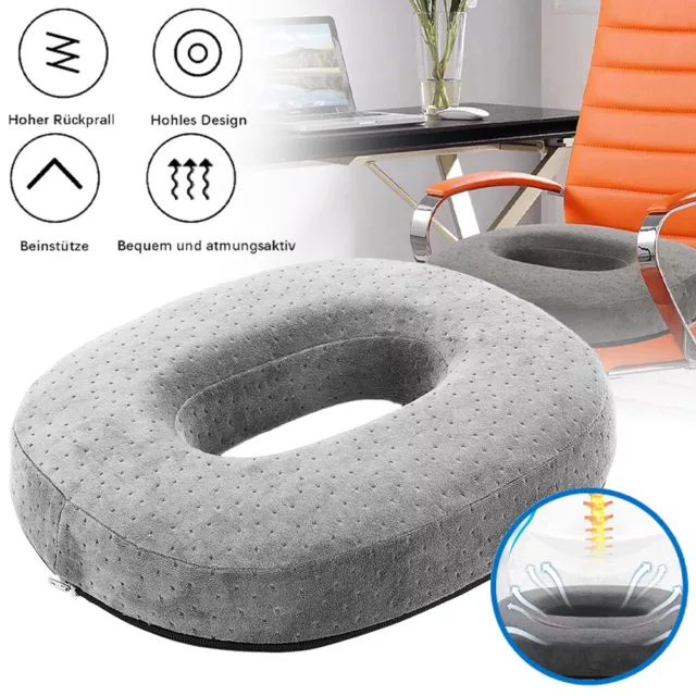 Orthopädisches Sitzkissen Memory Foam Hämorrhoiden Sitzkissen Donut Stuhl Kissen