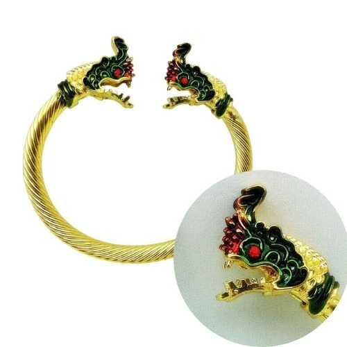 2x Bracelet Naga Snake Thai Amulet Charm Wealth Fortune Protect Calling Money