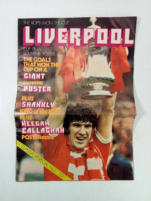 FOOTBALL MAGAZINE n° 209 de 1977 LIVERPOOL FACE A L'ASSE + POSTER RFA