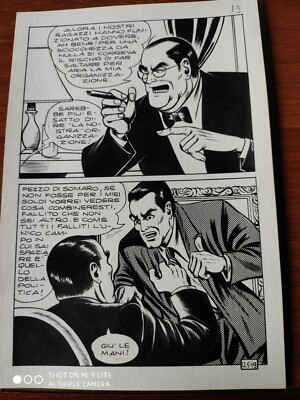 MAGNUS  KRIMINAL 216 pagina 87  tavola originale 