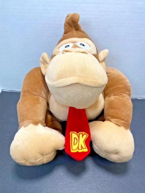 Nintendo Super Mario Bros DONKEY KONG Plush Toy Stuffed 10”