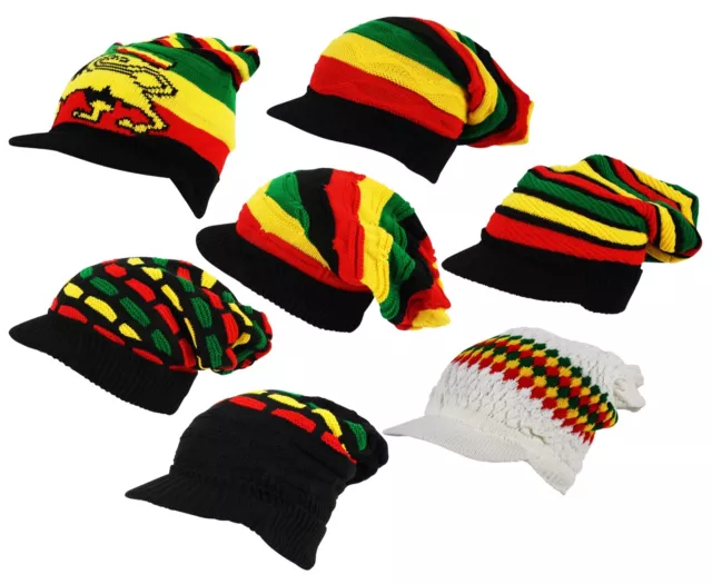 Generic Nouveauté Rasta perruque casquette Beanie chapeau jamaïque