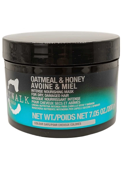Tigi Catwalk Intense Nutritivo Cabello Máscara 200ml Avena Miel Seco Dañado