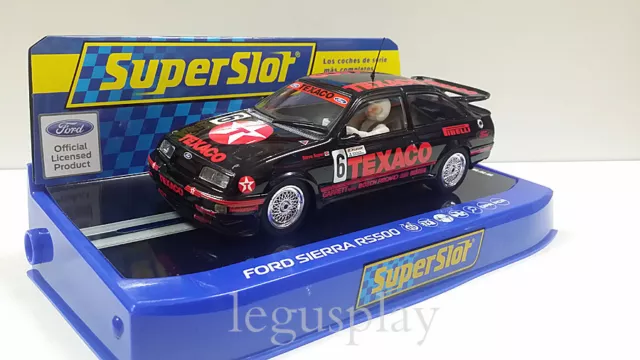 Slot scx scalextric superslot H3738 Ford Sierra RS500 Steve Soper " Texaco " -