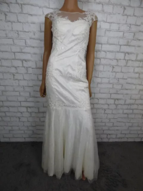 $250 Decode 1.8 ModCloth Chorus of Gorgeous Lace Maxi Wedding Dress 2 NEW D382