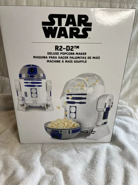 Uncanny Star Wars R2-D2 Deluxe Popcorn Maker Fully Operational Kitchen Droid NEW