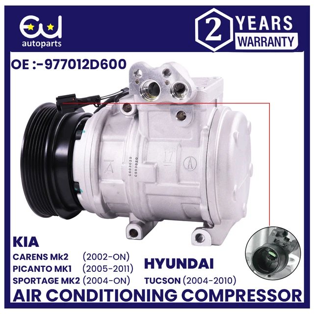 AIR CON AC COMPRESSOR PUMP FOR HYUNDAI TUCSON KIA SPORTAGE CARENS