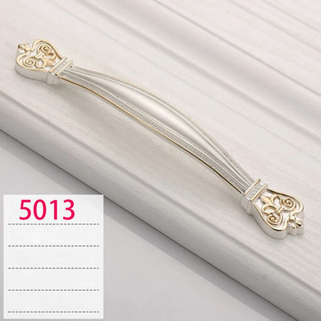 1Pcs/2Pcs French Style Furniture Kitchen Cupboard Bar Door Knob Handle Drawer 6