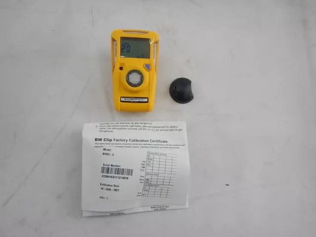 BW Technologies BWC2-X - BW Clip Single Gas O2 Monitor, 19.5/23.5