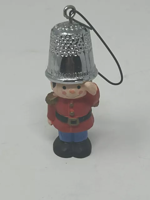 Hallmark Thimble #2 Soldier Christmas Salute Tree Ornament Vintage 1979 Rare