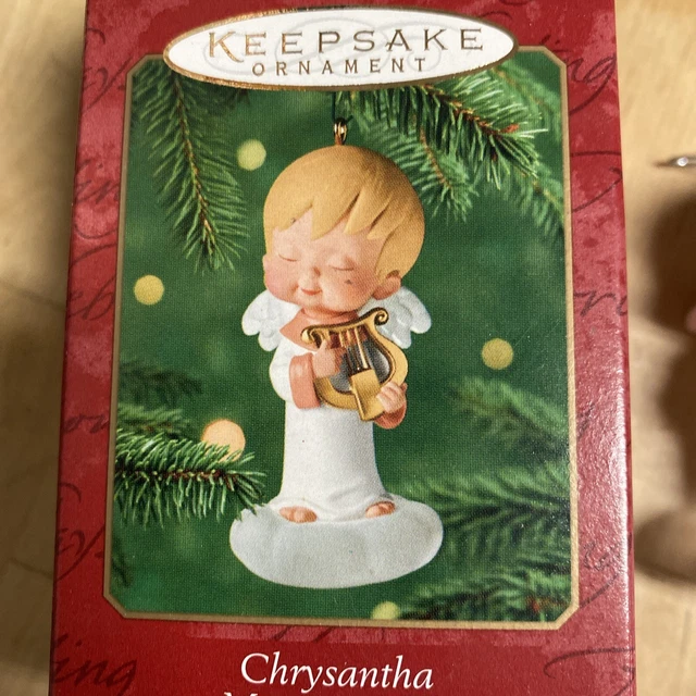 HALLMARK CHRISTMAS ORNAMENT Mary's Angels Series Chrysantha 14 Dated