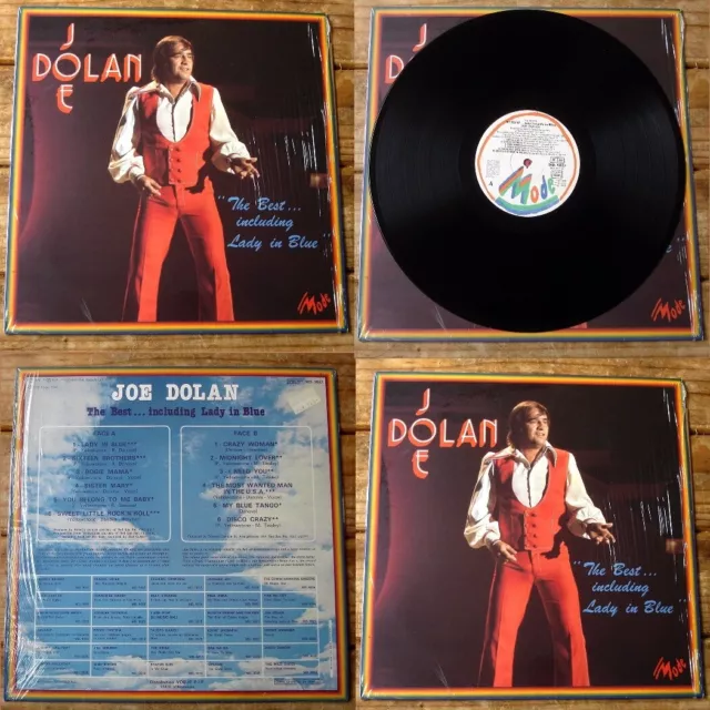 JOE DOLAN -LP- THE BEST-LADY IN BLUE-CRAZY WOMAN-MODE/VOGUE MD9027-Fr.SACEM 1979