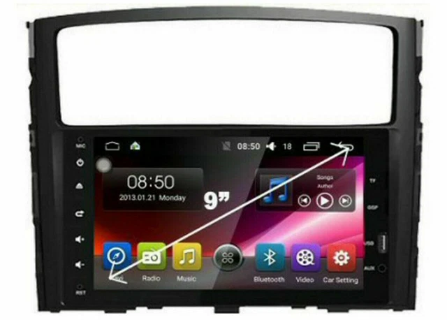 Pajero  2012-19 Gps Apple Carplay Android Auto Camera Odb Dab+ Tpms Dvr Rockford