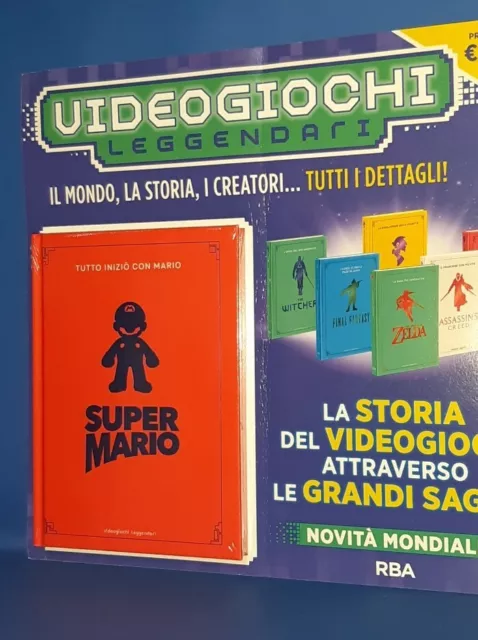 LIBRO VIDEOGIOCHI LEGGENDARI Super Mario Primo Numero 1 Nintendo Nuovo Rba  EUR 24,99 - PicClick IT