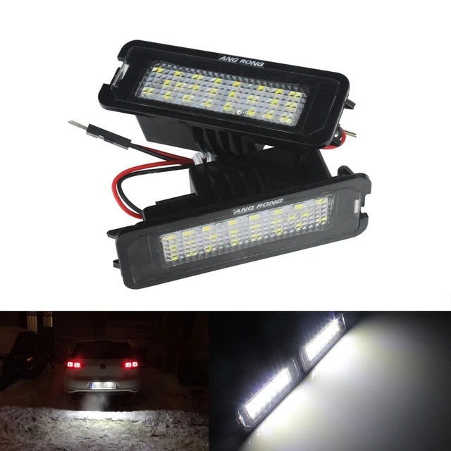 SMD LED License Number Plate Light For VW New Beetle CC Golf Phaeton Passat Polo