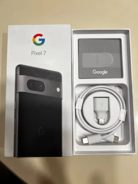 GOOGLE PIXEL 7 Pro Obsidian 128gb phone BOX ONLY with Accessories *NO