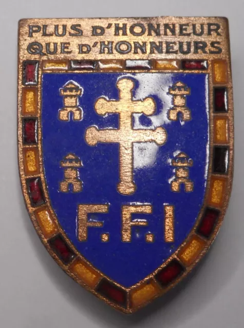 insigne FFI  - Corps Francs de Champs Meslée