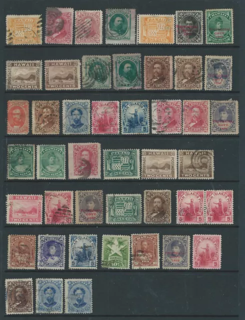 Hawaii - Good Mainly Used Collection On 1 Side - High £Cv