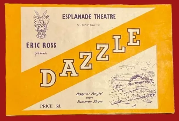 Esplanade Theater Bognor Regis Programm c1953 Clive Dunn in Dazzle Sommershow