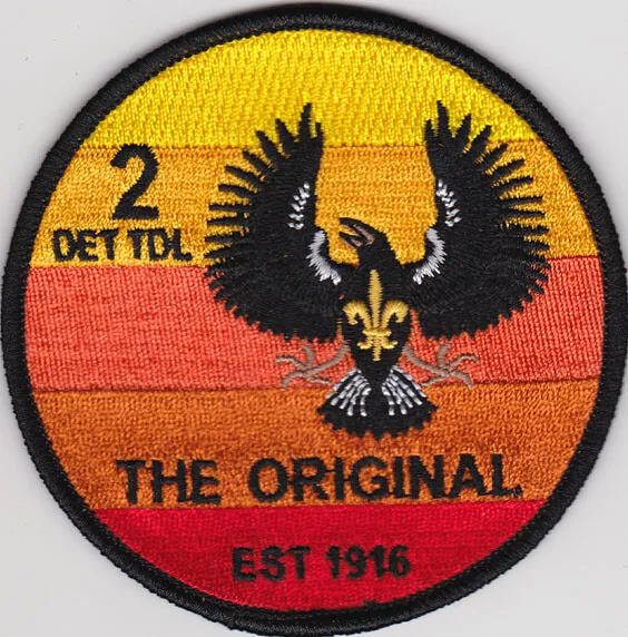 2 Squadron DET TDL Est 1916 RAAF Embroidered Patch Australia