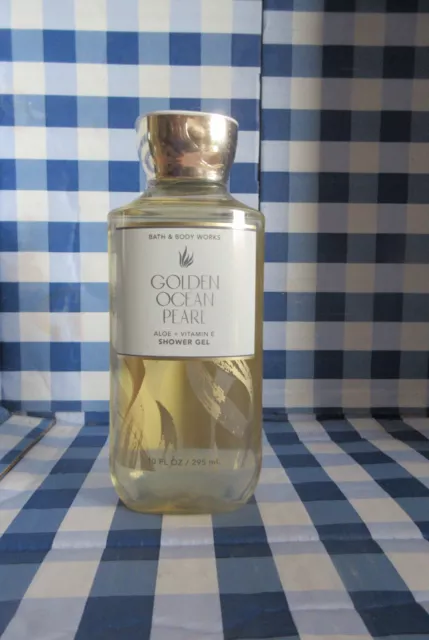 Bath and Body Works GOLDEN OCEAN PEARL Body WASH Shower Gel 10 OZ NEW