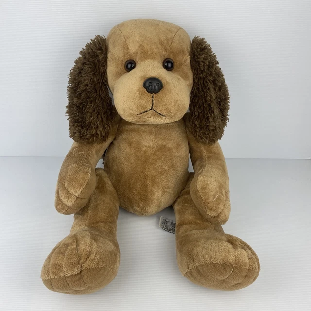 RUSS BERRIE PUPPY Dog Plush Karama 53cm Brown Soft With Magnetic