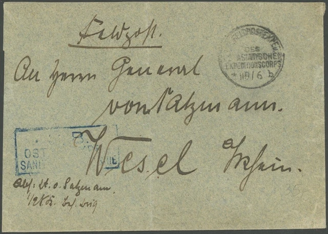 DP CHINA K.D. FELDPOSTEXPED DES OSTASIATISCHEN EXPEDITIONSCORPS b, 19.6.01,