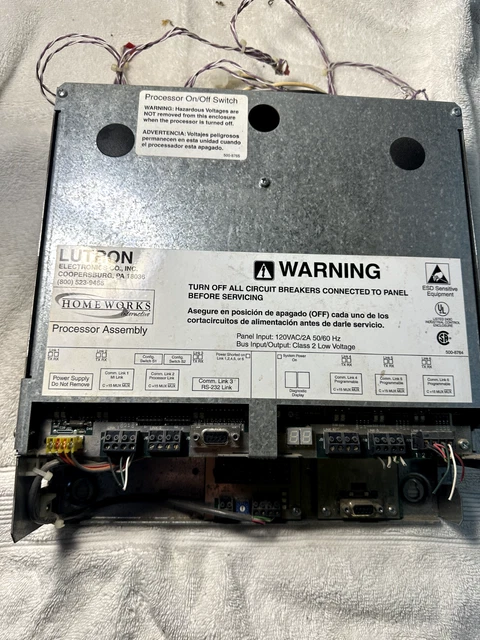 Processeur De Liaison Lutron HomeWorks QSX HQP7-2 - Occasion Fonctionnelle - Pour Domotique Haut De Gamme