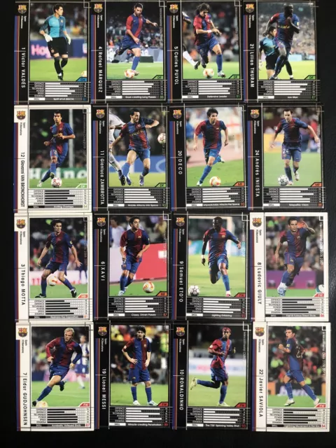 FC Barcelona Complete Sets Panini/Sega (Japan) WCCF