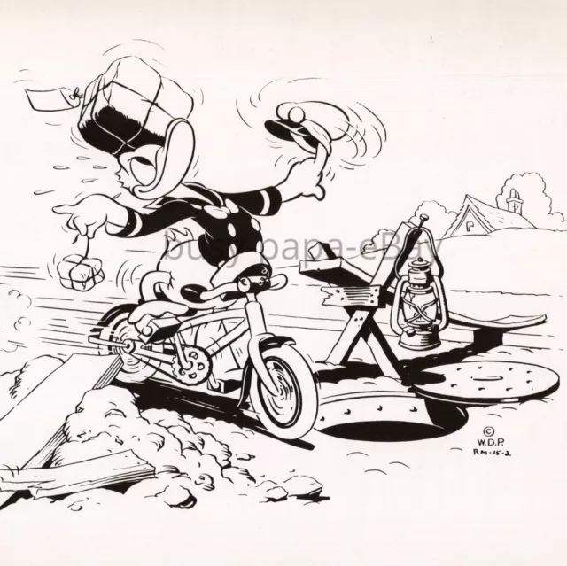 1938 Donald's Lucky Day Animated Donald Duck Walt Disney Cartoon Press Photo 7