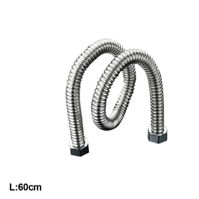 Tuyau de tuyau de plomberie flexible G1/2 en acier inoxydable pour raccordement