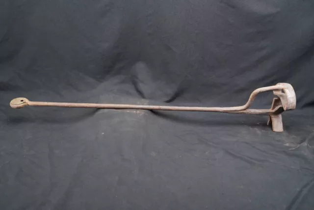 Antique 1903 Mrs. C.M. Kid Ranch Fern Shasta Co. CA Western Cattle Branding Iron