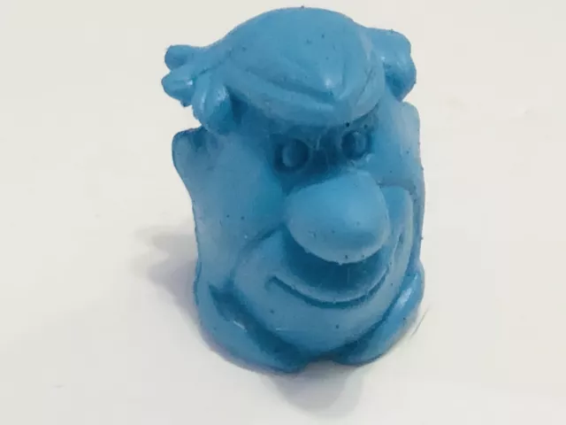 Vintage 1976 Fred Flintstone Pencil Topper Eraser Blue