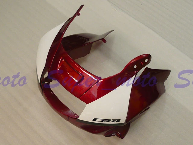 Front fairing nose Cowl Head Fit For Honda CBR600 F2 1991-1994 Pearl Red White