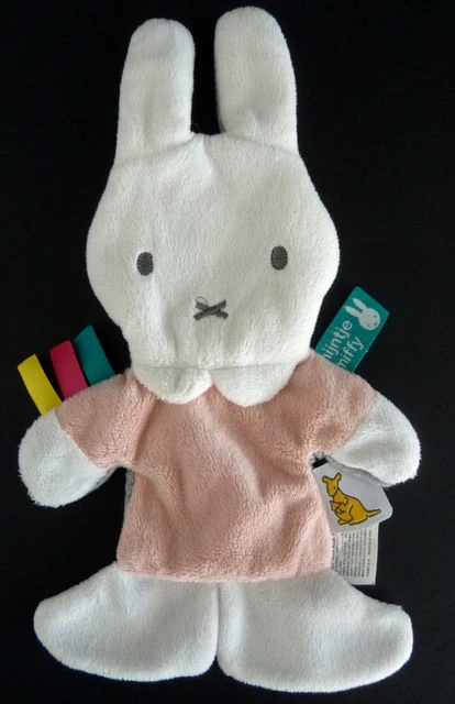 EB. DOUDOU PLAT LAPIN MIFFY NIJNTJE AMIE DE KITTY rose blanc gris kangourou TBE