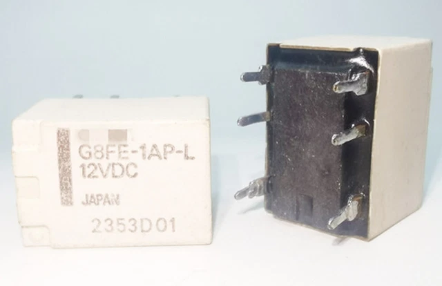 10PCS  G8FE-1AP-L 12VDC Automobile Relays 6 Pins