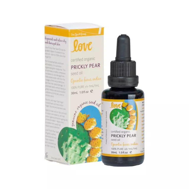 New Free Spirit Love Oils Organic Prickly Pear Seed Oil 30ml