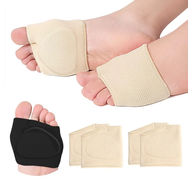 1 Pair Metatarsal Sleeve Pads Gel Pads Calluses Toe Pad Feet Care Tool Half Sock