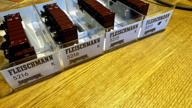 Fleischmann H0 521x K offener Güterwagen der DRG Essen/Breslau als Set 2