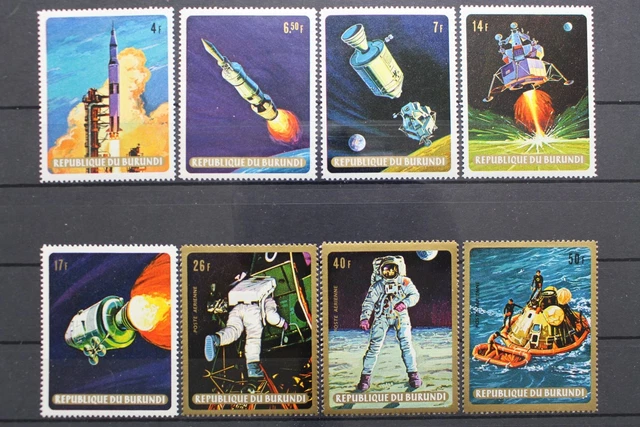 Burundi, MiNr. 520-527 A, postfrisch / MNH - 657585