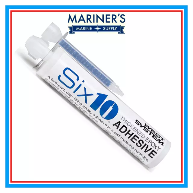 WEST SYSTEM 610 SIX10 Thickened Epoxy Resin/Hardener with Static Mixer