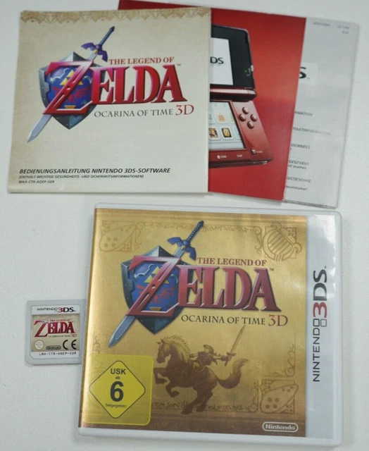 The Legend of Zelda: Ocarina of Time 3D Limited Edition - 3DS - OVP & Anleitung!