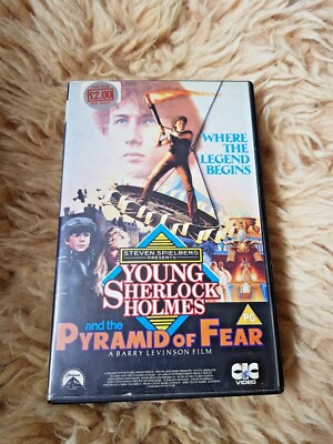 *RARE* YOUNG SHERLOCK Holmes And The Pyramid Of Fear VHS [1986] £13.95 ...