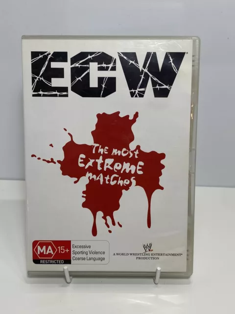 ECW The Most Extreme Matches DVD Region 4 2 Discs WWE Wrestling Entertainment